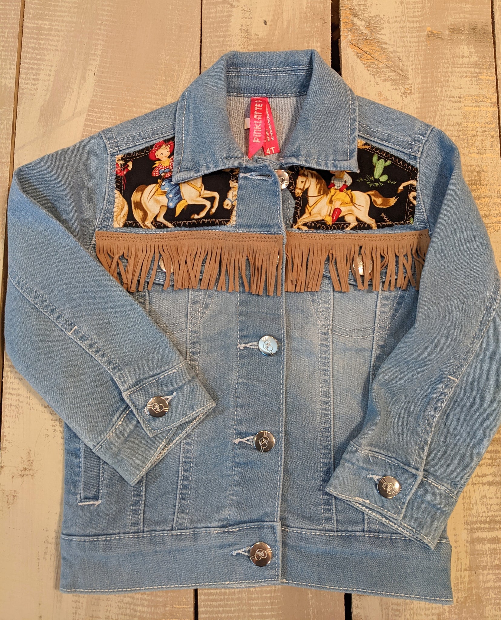 Giddy Up Butter Cup | Toddlers Jean Jacket