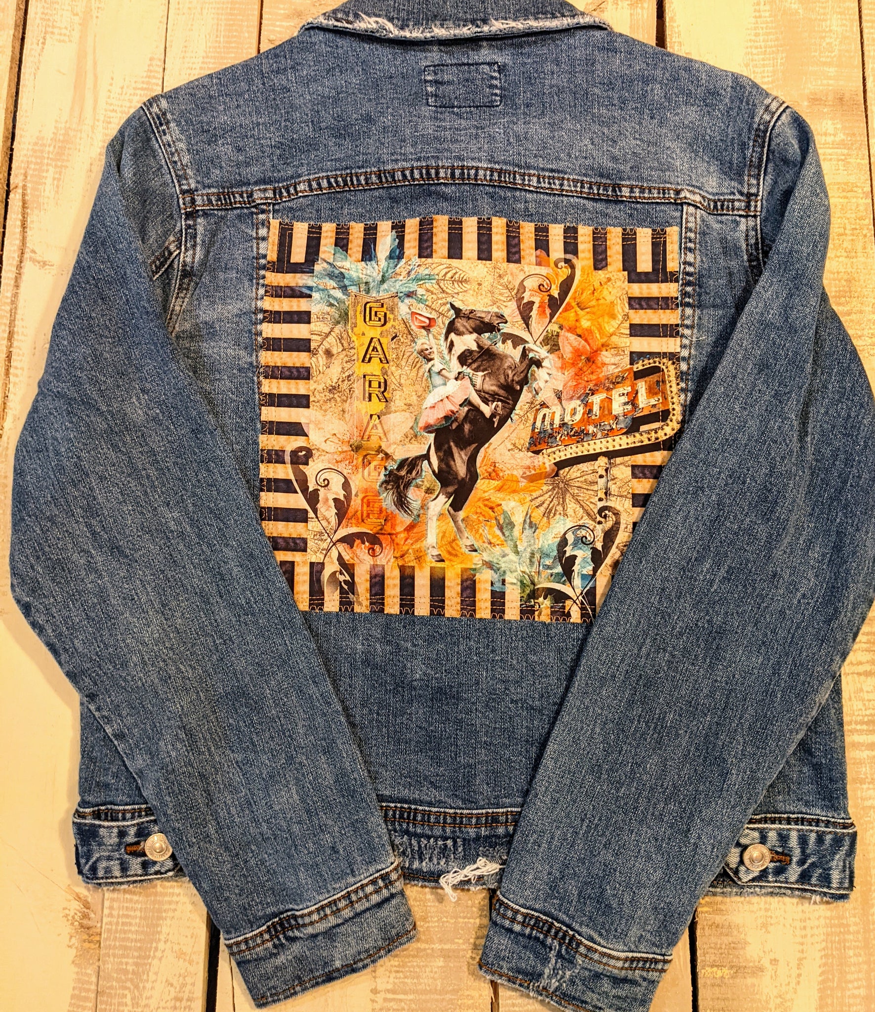 Lipstick Cowgirl Collection |  Ridin High Vintage Jean Jacket